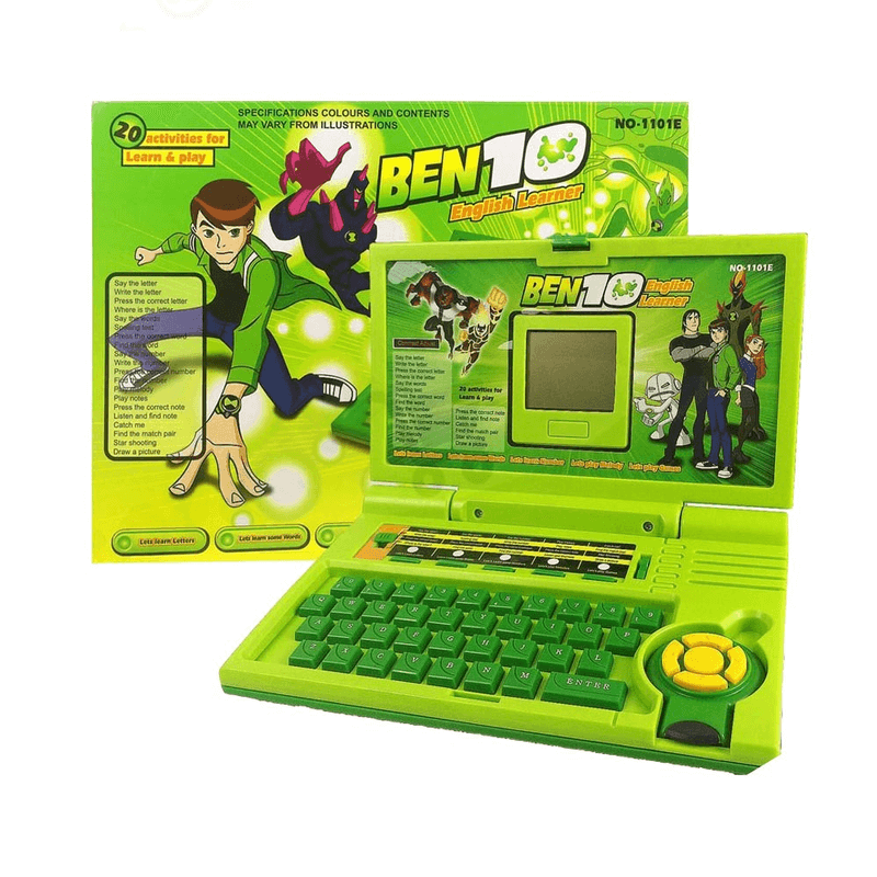 Ben 10 Educational Laptop for Kids - English Learning & Memory Skills Toy