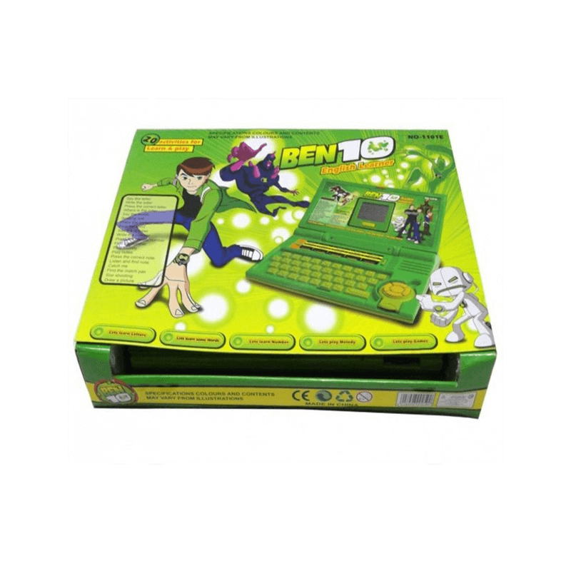 Ben 10 Educational Laptop for Kids - English Learning & Memory Skills Toy