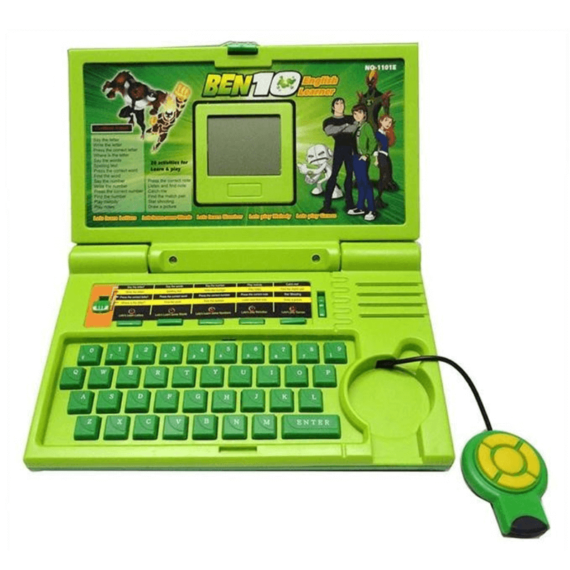 Ben 10 Educational Laptop for Kids - English Learning & Memory Skills Toy