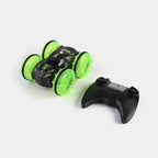 Double Sided RC Stunt Car - 360 Rotating Light Up Remote Control Stunt Toy