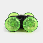 Double Sided RC Stunt Car - 360 Rotating Light Up Remote Control Stunt Toy