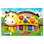 Musical Piano Cow Electronic Learning Toy - Interactive Educational Keyboard for Toddlers