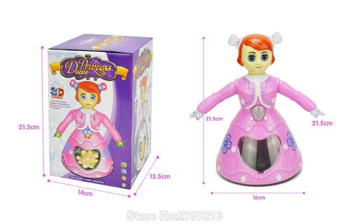 Musical Dancing Princess Doll with 3D Flashing Lights & Sound