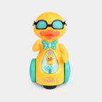Musical Dancing Duckling Toy with Universal Driving, Flashing Lights & Music for Kids