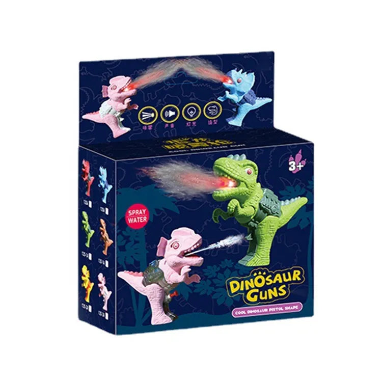 Cool Dinosaur Water & Mist Spray Gun Toy with Light & Sound Effects