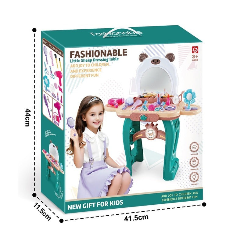 Little Sheep Kids Dressing Table & Beauty Vanity Playset