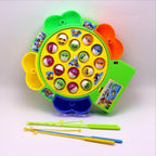 Electric Rotating Musical Fishing Game Toy Set