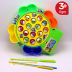 Electric Rotating Musical Fishing Game Toy Set