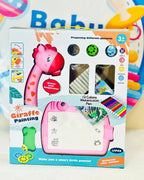 Giraffe Painting Projector Table for Kids – Interactive Drawing Desk with Light, Music & 12 Color Pens