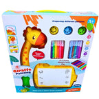 Giraffe Painting Projector Table for Kids – Interactive Drawing Desk with Light, Music & 12 Color Pens