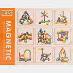Magnetic Toys Building Blocks - Toddler STEM Sticks & Balls Stacking Toy Set