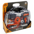 Kids Pretend Play Tool Set - Electric Drill Toy Set with Carrying Case