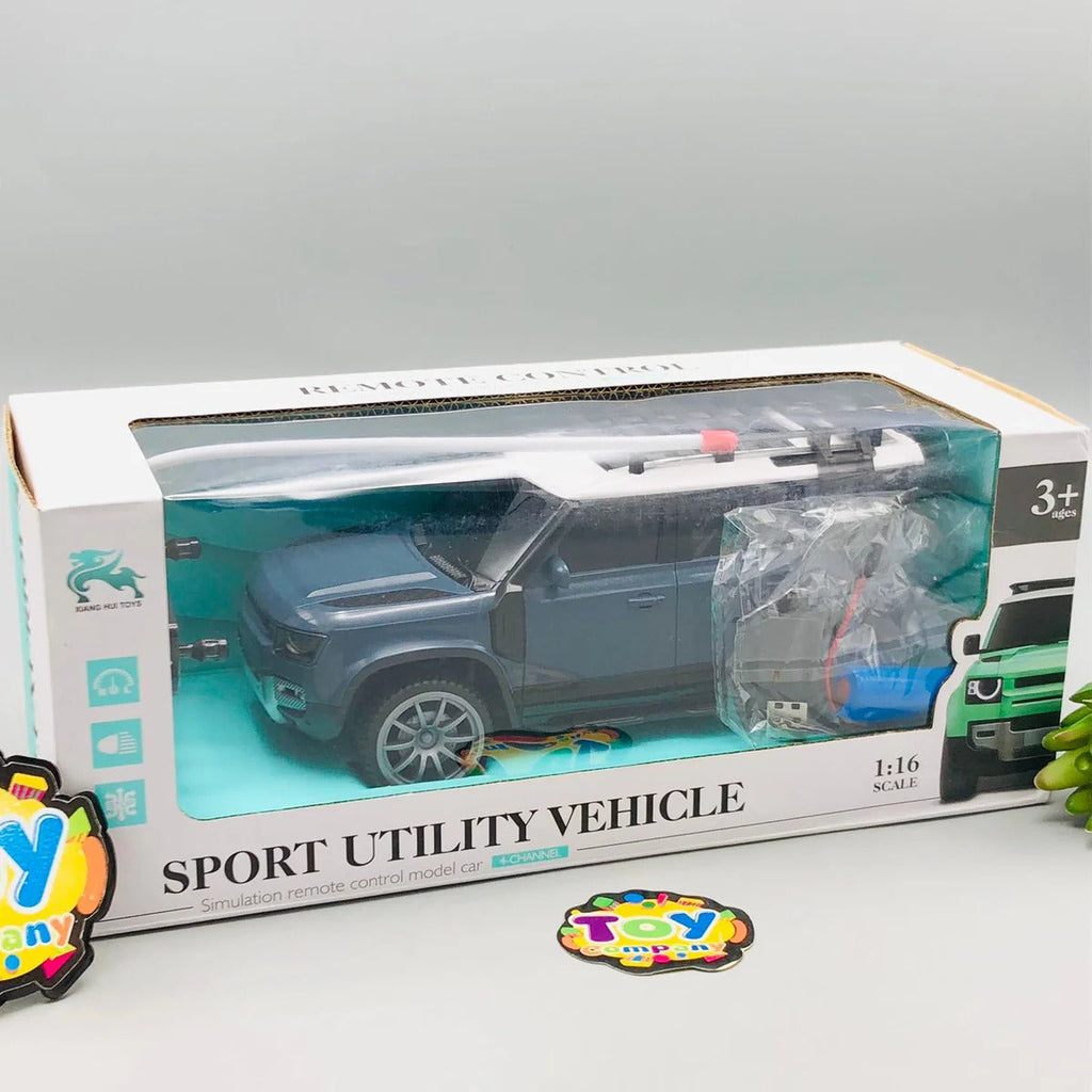 1:16 Scale Off-Road RC SUV Defender - Rechargeable Remote Control Jeep Toy