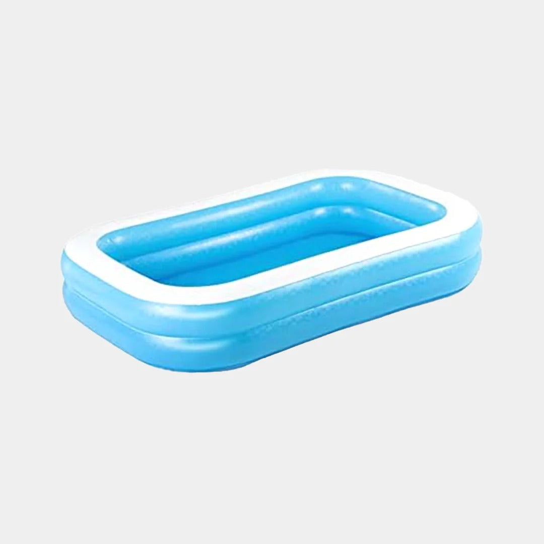 Intex Swim Center Inflatable Family Pool - Portable Outdoor Kids Swimming Pool