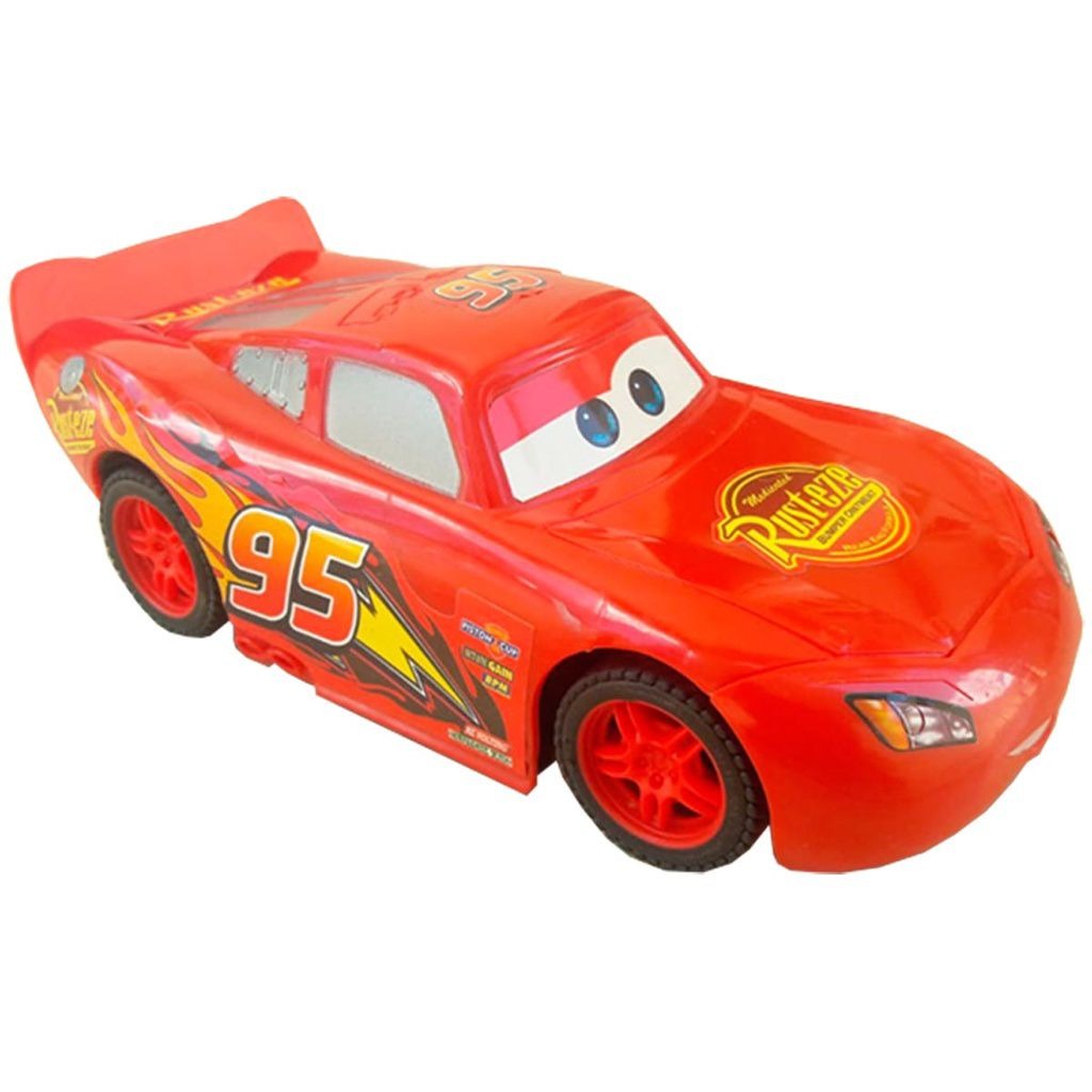 Lightning McQueen Remote Control Steering Wheel Car - Rechargeable RC Racing Car