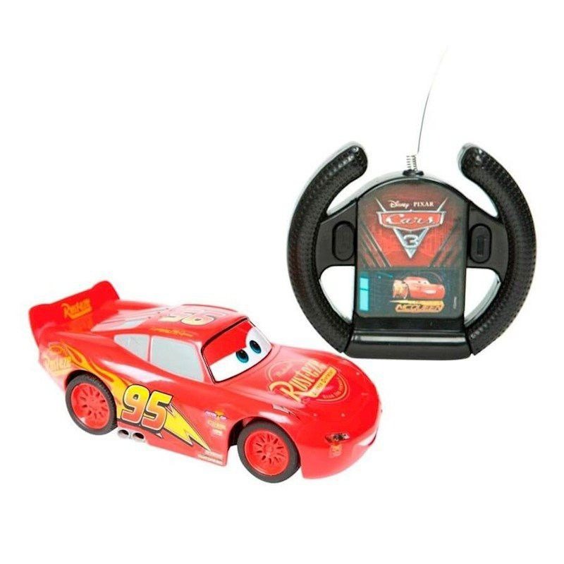Lightning McQueen Remote Control Steering Wheel Car - Rechargeable RC Racing Car