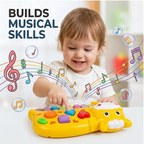 Musical Piano Cow Electronic Learning Toy - Interactive Educational Keyboard for Toddlers