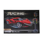 16 Scale Remote Control Car Set with Interactive LED Traffic Light Toy