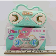 Kids Mini Music Player Radio Toy - Musical Boombox Toy for Toddlers
