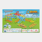 Rapid Variety Track Set for Kids - Flexible DIY Race Track with Battery Operated