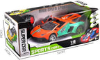 1:18 Scale High Speed RC Racing Supercar - Rechargeable Remote Control Car