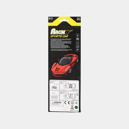 Compact RC Racing Car with USB Charger - Remote Control Supercar
