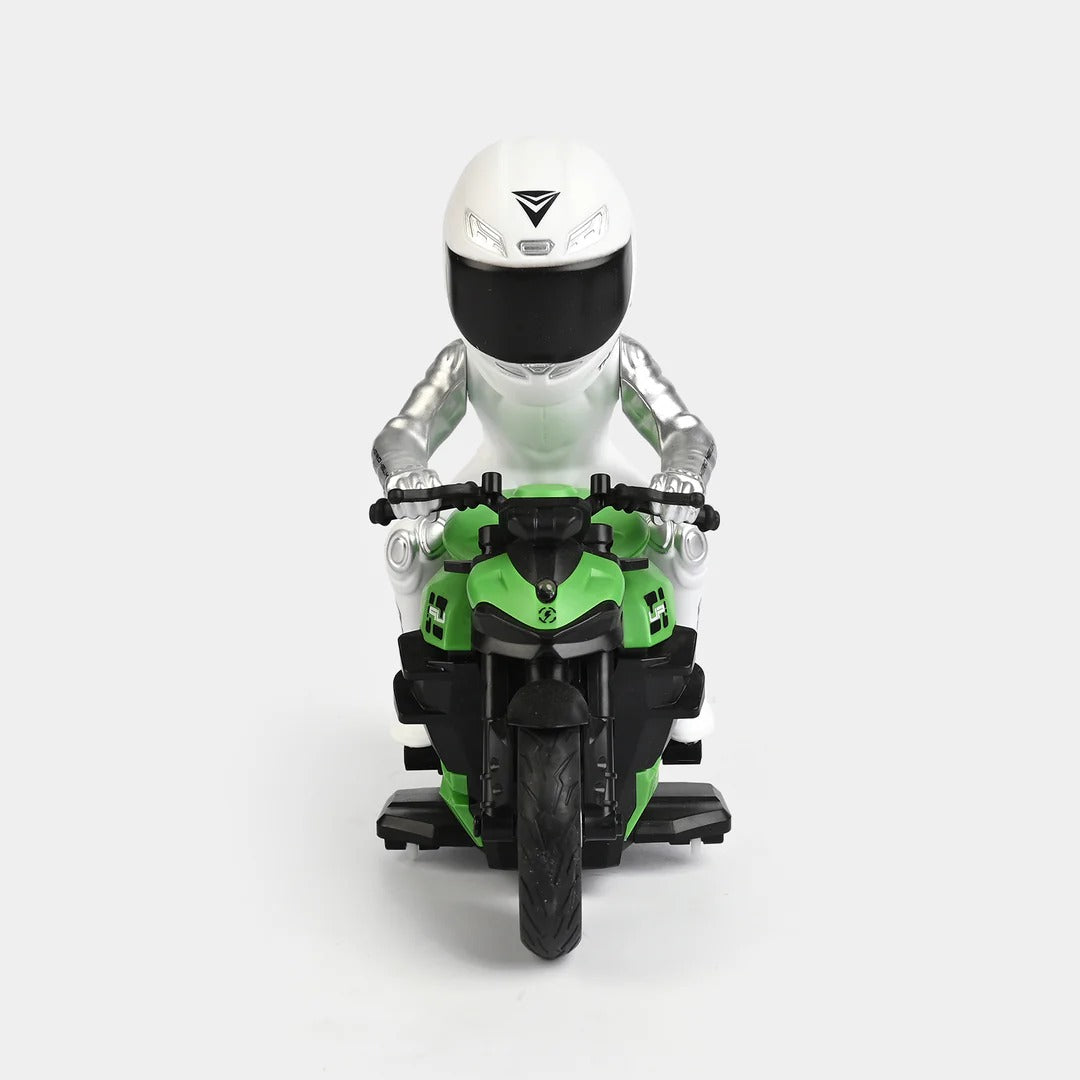 2.4GHz Remote Control Stunt Racing Motorbike with Rider Figure