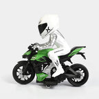 2.4GHz Remote Control Stunt Racing Motorbike with Rider Figure