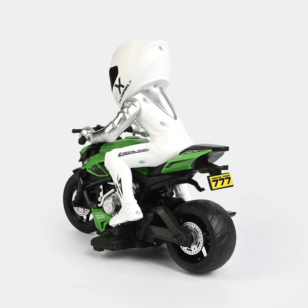 2.4GHz Remote Control Stunt Racing Motorbike with Rider Figure