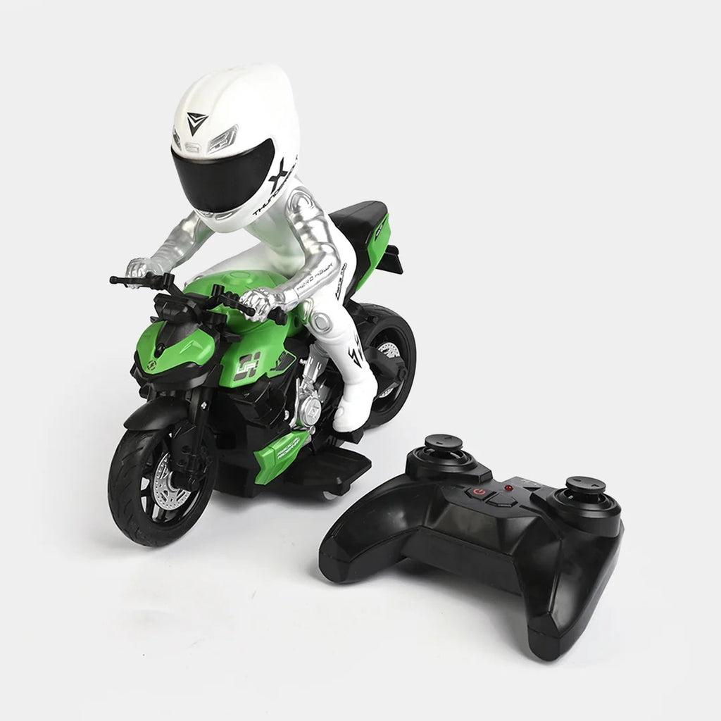 2.4GHz Remote Control Stunt Racing Motorbike with Rider Figure