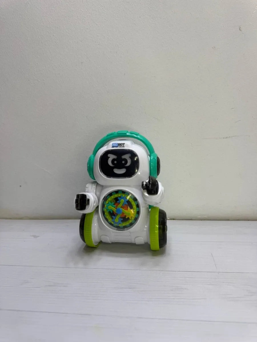 Wireless Remote Control Dancing Robot with Music, Flashing Lights & 360