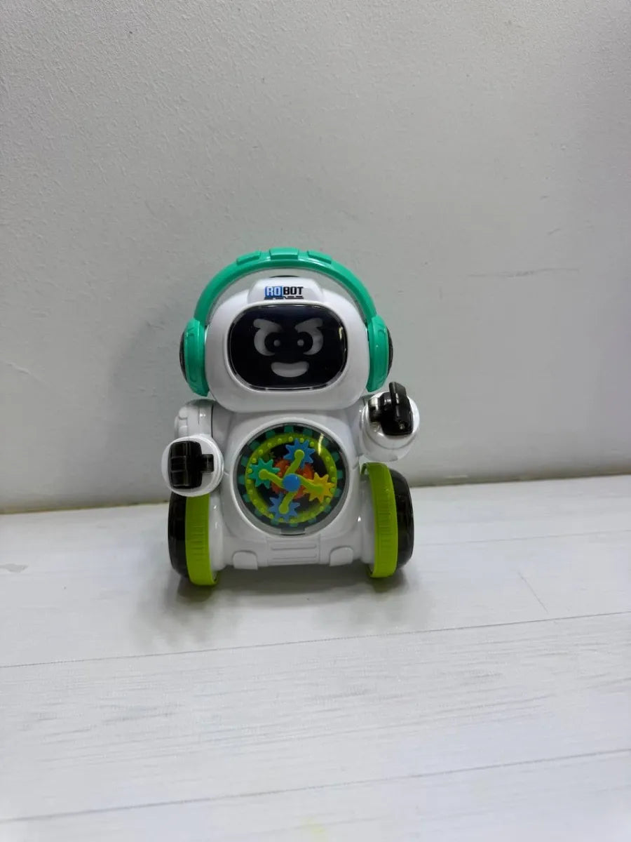 Wireless Remote Control Dancing Robot with Music, Flashing Lights & 360