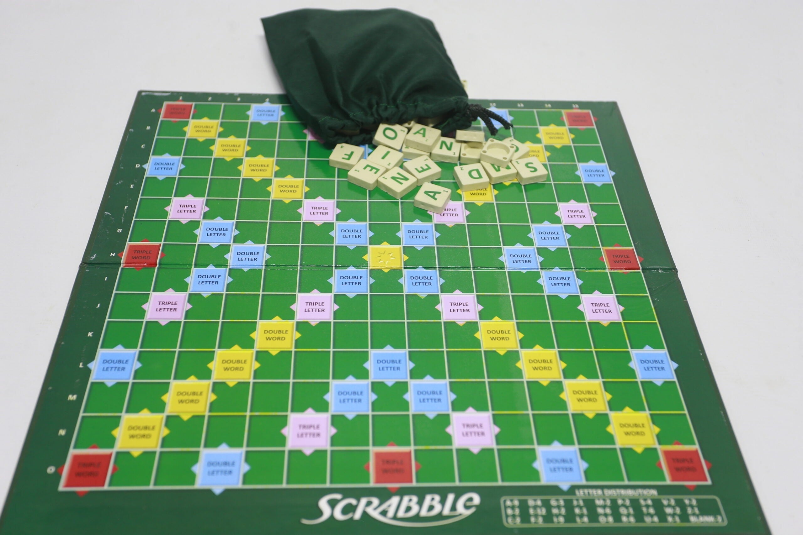 Classic Scrabble Crossword Board Game - Original Word Strategy Game