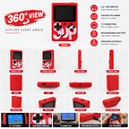 SUP Handheld Retro Game Console with 400 Built-in Games