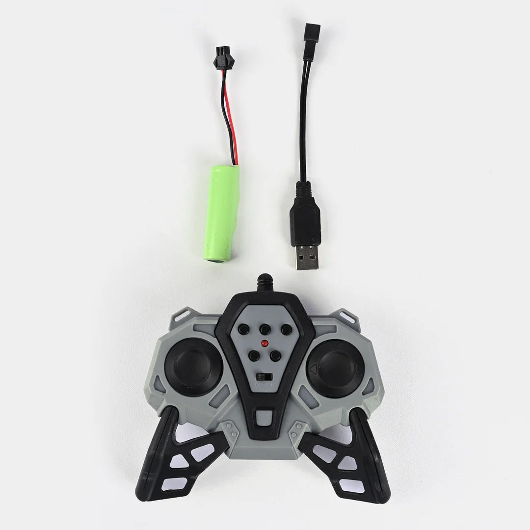 Deluxe Remote Control Battle Tank Toy with Sound, Lights & Rotating Turret