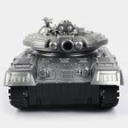 Deluxe Remote Control Battle Tank Toy with Sound, Lights & Rotating Turret