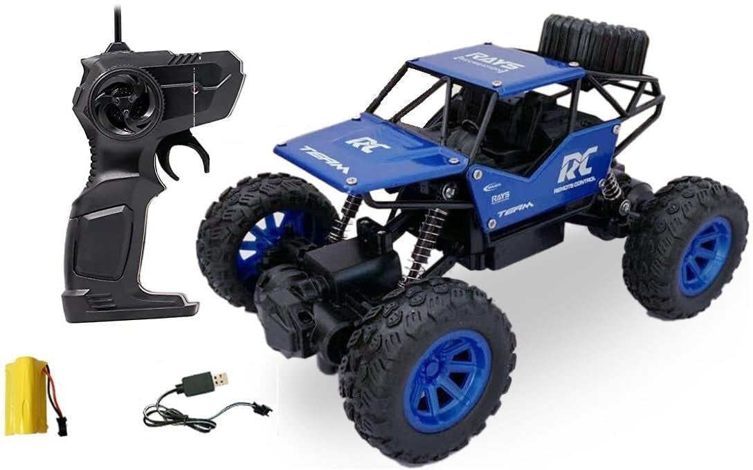 Metal Alloy RC Rock Crawler Buggy - 1:16 Rechargeable Off-Road RC Truck