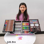 145-Piece Deluxe Metal Case Art & Painting Set