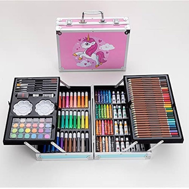 145-Piece Deluxe Metal Case Art & Painting Set